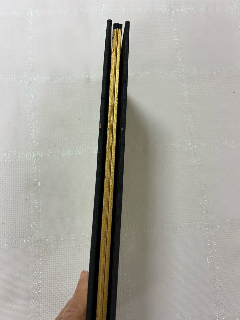 Vintage Japanese 4 panel mini Byobu folding screen signed image 8